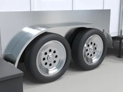 Restroom Trailer Rental 3D model