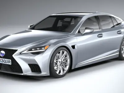 Lexus LS 2021 3D model