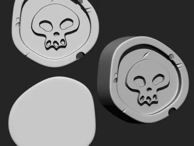 Stylized Coins IMM Brush Pack 14 in One 3D model