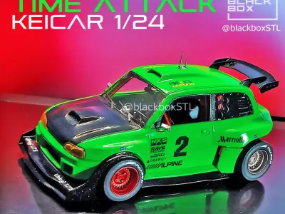 Time Attack Keicar FULL MODELKIT 1-24 3D print model