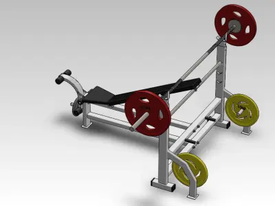 Top Chest Press Gym 3D model