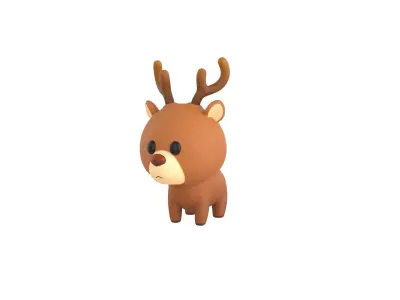 Character281 Deer 3D model