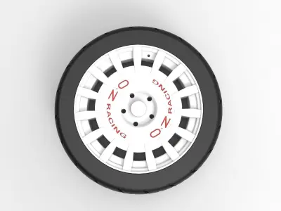 OZ Racing wheel storage box 3D print model