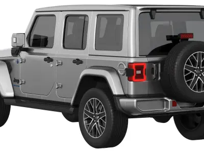 Jeep Wrangler 4xe 2024 3D model