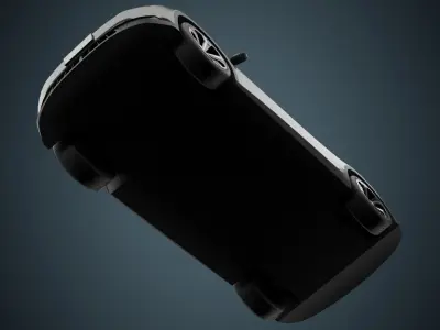 EV Car 01 Low-poly 3D model