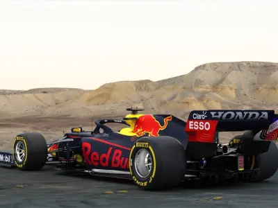F1 Redbull RB16B Season 2021 Low-poly 3D model