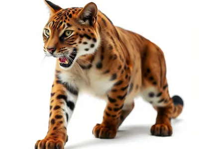 Cheetah Model Pack Low-poly 3D model