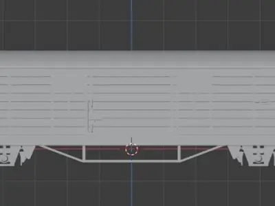 H0 1-87 scale Gbs 258 freight car 3D print model