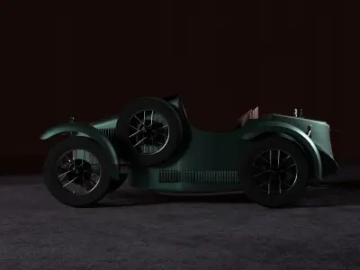 Old Car 1917 3D model
