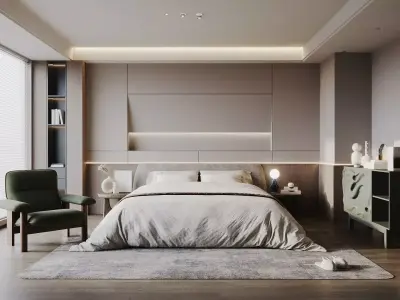 Bedroom Collection 07 For Unreal Engine 3D model