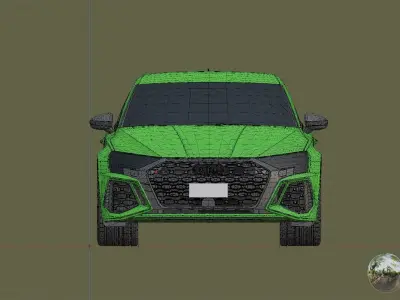 Audi RS3 sportback 2022 3D model