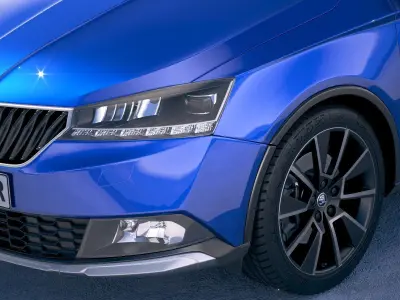 Skoda Fabia Scoutline 2019 3D model
