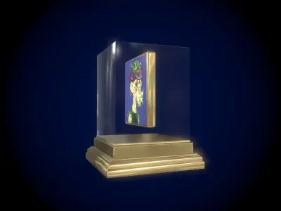 Mutant Ape 4 Gold Club Low-poly 3D model