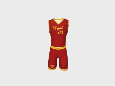 Basketball Fantasy Team Royals - Character Design Low-poly 3D model