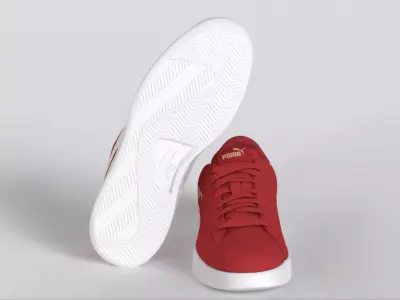 PUMA Sneaker Low-poly 3D model