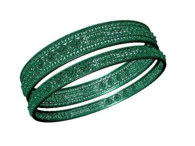 Indian Traditional Bracelets 3D print model
