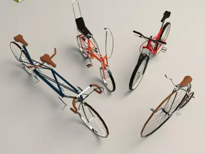 Low Poly Bike Pack 02
