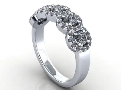 luxury ring 3D print model purchase