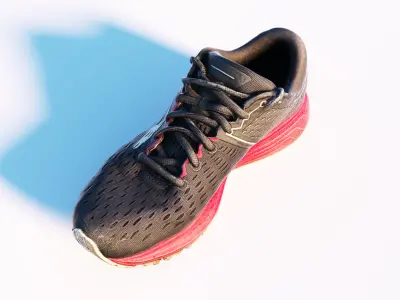 Running Shoe Low-poly 3D model