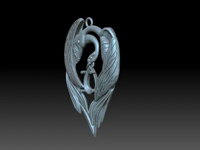 Geese Swans 3D print model