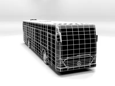 MERCEDES CITARO 530 EVOBUS LOWPOLY Low-poly 3D model