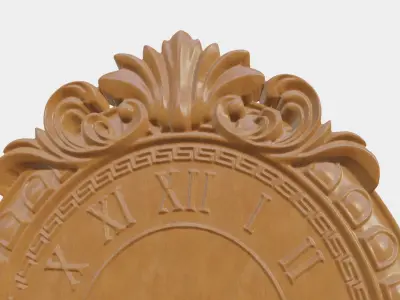 Wooden Clock Decor 3D print model purchase