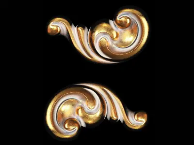 Classic carved 109 3D model