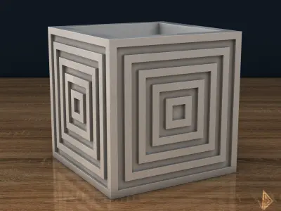 VASE 018 3D print model