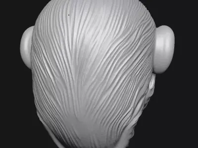 Chimpanzees 3D print model