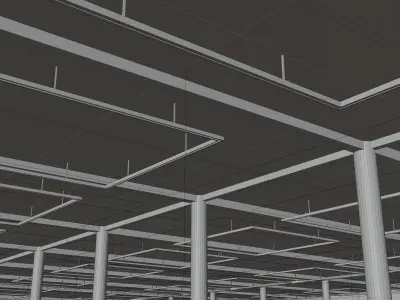 Underground parking 3D model