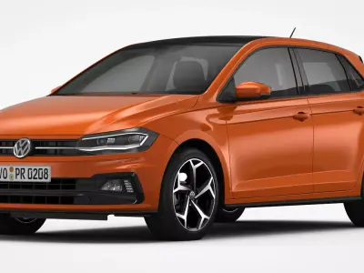 Volkswagen Polo R-Line 2018 3D model