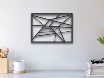 Abstract Wall Art 3D print model