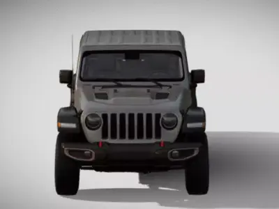 2020 Jeep Gladiator Low-poly 3D model