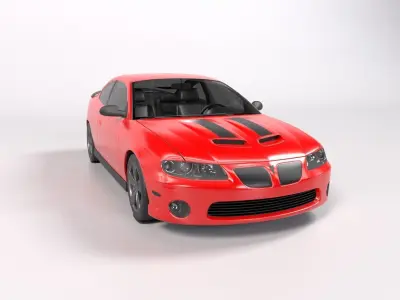 Pontiac Car 3d model 3D model