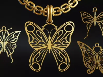Butterfly Pendants Collection