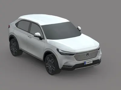 Honda HRV Low-poly 3D model