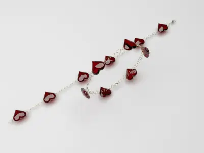 Heart Bracelet 3D print model