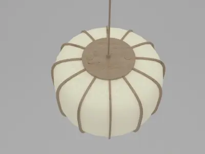 Botan Pendant Light Low-poly 3D model