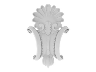 Cartouche Ornament 024 3D model