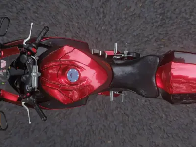 suzuki gsx 750 Bike Free 3D model