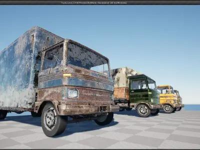 Truck Levo L2150 - Unreal Engine Project Low-poly 3D model