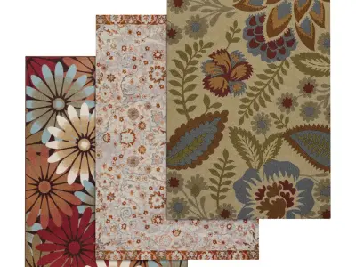 Rug Set 1020 3D model