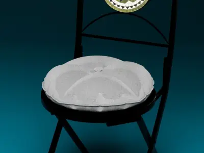 Italian Style 3D Model Collection Table  Chairs  Moka Pot   Free 3D model