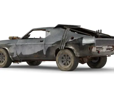 Speed Demon 3D Model Futuristic Hypercar Design Low-poly 3D model