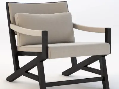 Eric Lounge Armchair 3D model