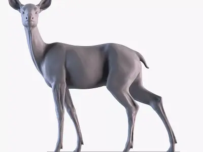 Deer Statue 3D print model