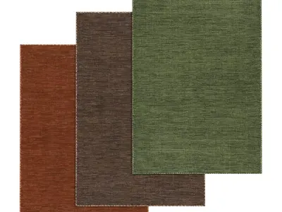 Rug Set 257 3D model