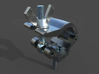 Truss Clamp Low-poly 3D model