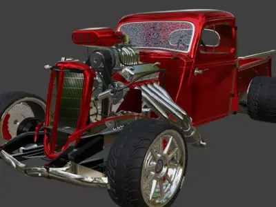 hot rod 3D model