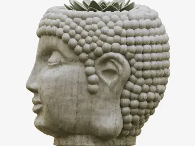 Buddha head  3D model